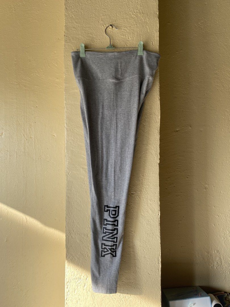 Pink yoga leggings (Category: Other Bottoms) located in Calapan. Submitted by mnlhabithrift23 (Listing ID 1464900268, Image 3). Description: Waist : 30 Length : 38 Leg hole : 5 Color rate : Issue : lints .