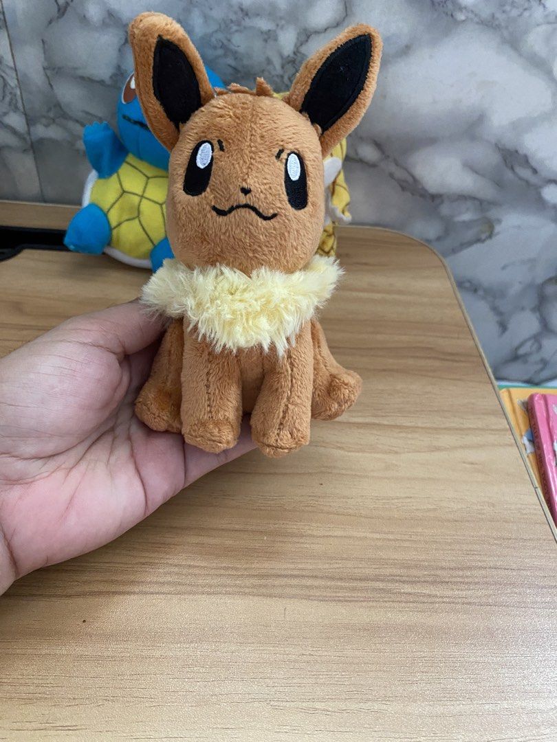 Pokemon plush toys set (Category: Plushies & Soft Toys) located in Caloocan City. Submitted by izzyjelly (Listing ID 1464812087, Image 2). Description: Free shipping Pokemon plushies bundle including Eevee, Squirtle, and Cyndaquil. Official Nintendo and TOMY tags attached on the plush toys. Soft fabric material, great collectors items for fans. Stored properly in a smoke-free home. Selling together as a set only..