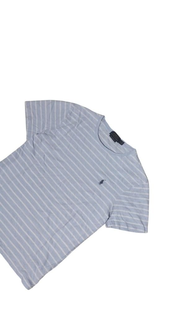 POLO RALPH LAUREN GOLD TAG (Category: Tshirts & Polo Shirts ) located in Koronadal. Submitted by theminance (Listing ID 1464775241, Image 2). Description: - 20.5 X26 ( MEDIUM ) - Brand: Polo Ralph Lauren - Color: Light blue and white stripes - Design: Crew neck, short sleeves, regular fit - Details: Signature embroidered pony logo on chest - Material: Soft and comfortable 100% cotton - Condition: Excellent / Great for casual everyday wear - Easy 