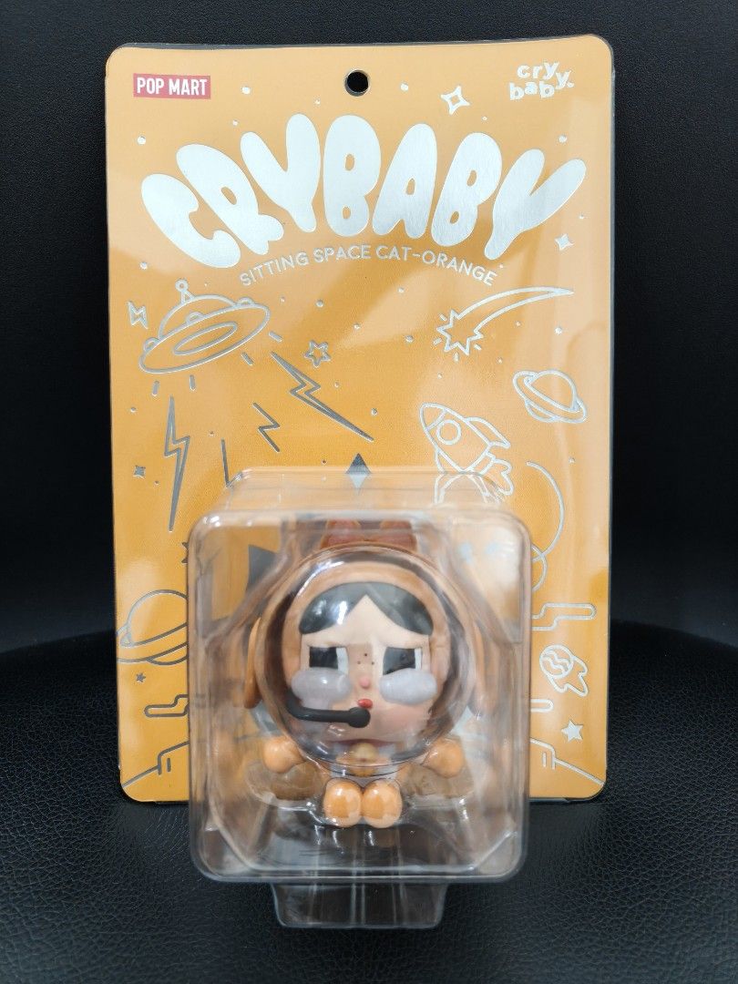 Pop mart crybaby sitting space cat orange (Category: Designer & Blind Box Toys) located in Pasay City. Submitted by biancabee25 (Listing ID 1464826150, Image 1). Description: brand new and sealed.