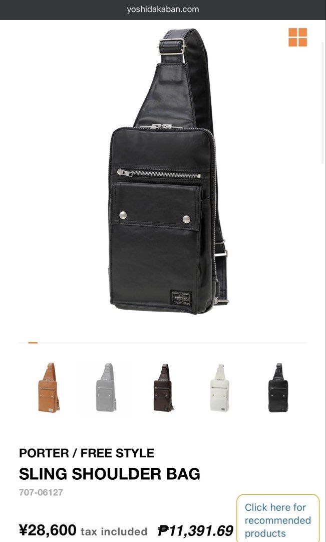 PORTER Freestyle Sling (Category: Sling Bags) located in Bauang. Submitted by thriftypockets92 (Listing ID 1464909872, Image 3). Description: .