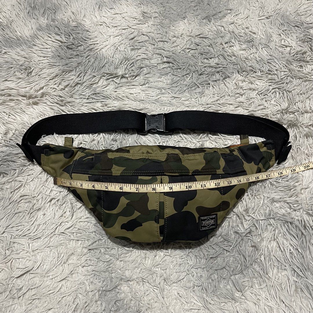 PORTER x BAPE Camo Waistbag (Category: Belt bags, Clutches and Pouches) located in Bauang. Submitted by thriftypockets92 (Listing ID 1464910157, Image 3). Description: .