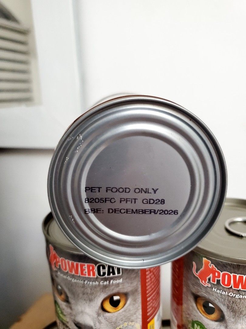Powercat wet food in can (Category: Other Food & Drinks) located in Cavite. Submitted by buywhatulove (Listing ID 1464898199, Image 2). Description: sold per piece expiration December 2026.
