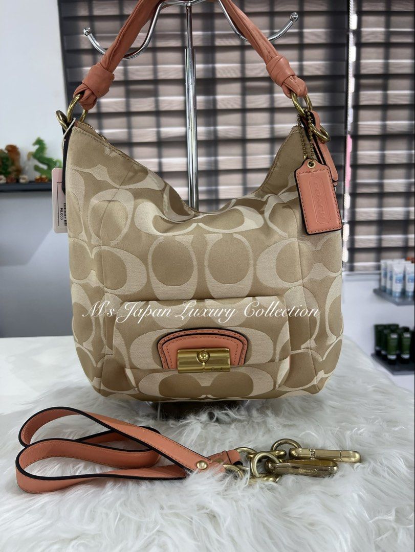 Pre🩷 Coach Kristin Hobo Bag (Category: Luxury Bags & Wallets) located in Iloilo. Submitted by msjluxury (Listing ID 1464792254, Image 1). Description: Open for layaway up to 4months Japan Source Blue App: M's Japan Luxury Collection.