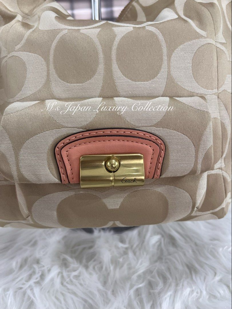 Pre🩷 Coach Kristin Hobo Bag (Category: Luxury Bags & Wallets) located in Iloilo. Submitted by msjluxury (Listing ID 1464792254, Image 2). Description: Open for layaway up to 4months Japan Source Blue App: M's Japan Luxury Collection.