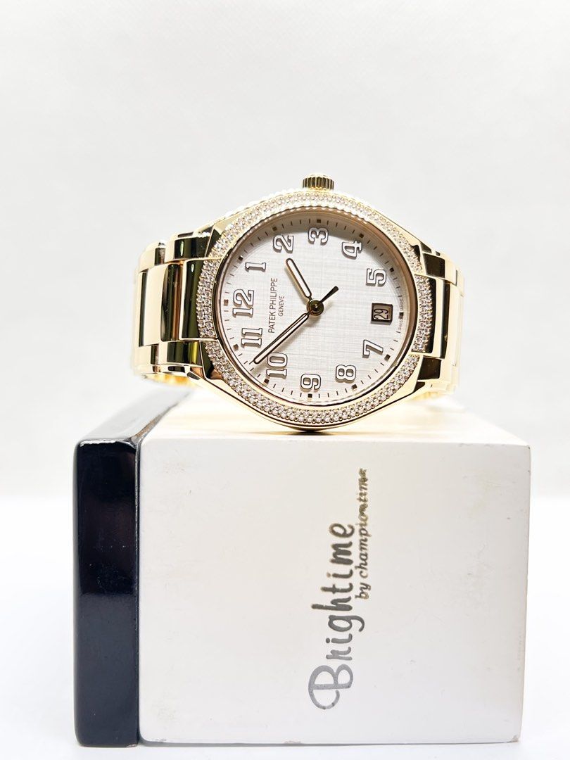 Pre Owned Patek Philippe Twenty-Four 7300/1200R-010 White Dial Automatic Rose Gold Casing Bracelet ( July 25 ) (Category: Watches) located in Singapore. Submitted by brightime (Listing ID 1464889917, Image 2). Description: Pre Owned Patek Philippe Twenty-Four 7300/1200R-010 White Dial Automatic Rose Gold Casing Bracelet ( July 25 ) ** Pre-Owned ** ** Unpolished Set, Very Mint Condition ** Model : 7300/1200R-010 Also known as : Twenty-Four Case si