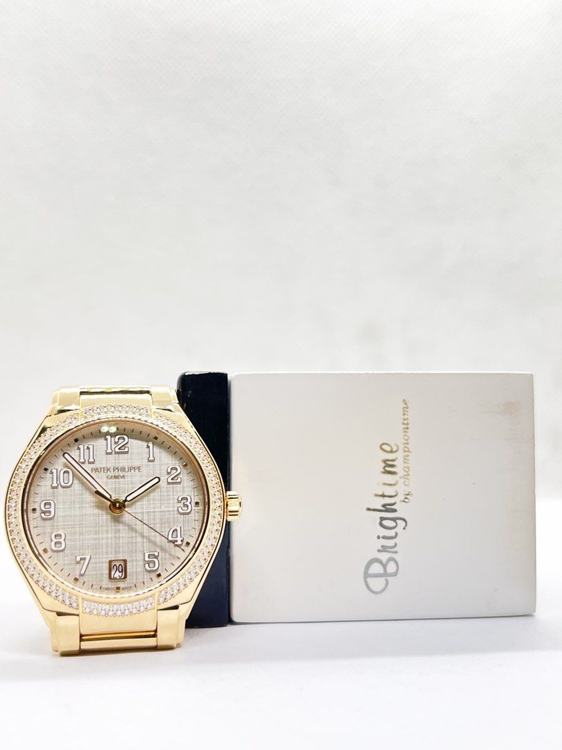 Pre Owned Patek Philippe Twenty-Four 7300/1200R-010 White Dial Automatic Rose Gold Casing Bracelet ( July 25 ) (Category: Watches) located in Singapore. Submitted by brightime (Listing ID 1464889917, Image 3). Description: Pre Owned Patek Philippe Twenty-Four 7300/1200R-010 White Dial Automatic Rose Gold Casing Bracelet ( July 25 ) ** Pre-Owned ** ** Unpolished Set, Very Mint Condition ** Model : 7300/1200R-010 Also known as : Twenty-Four Case si