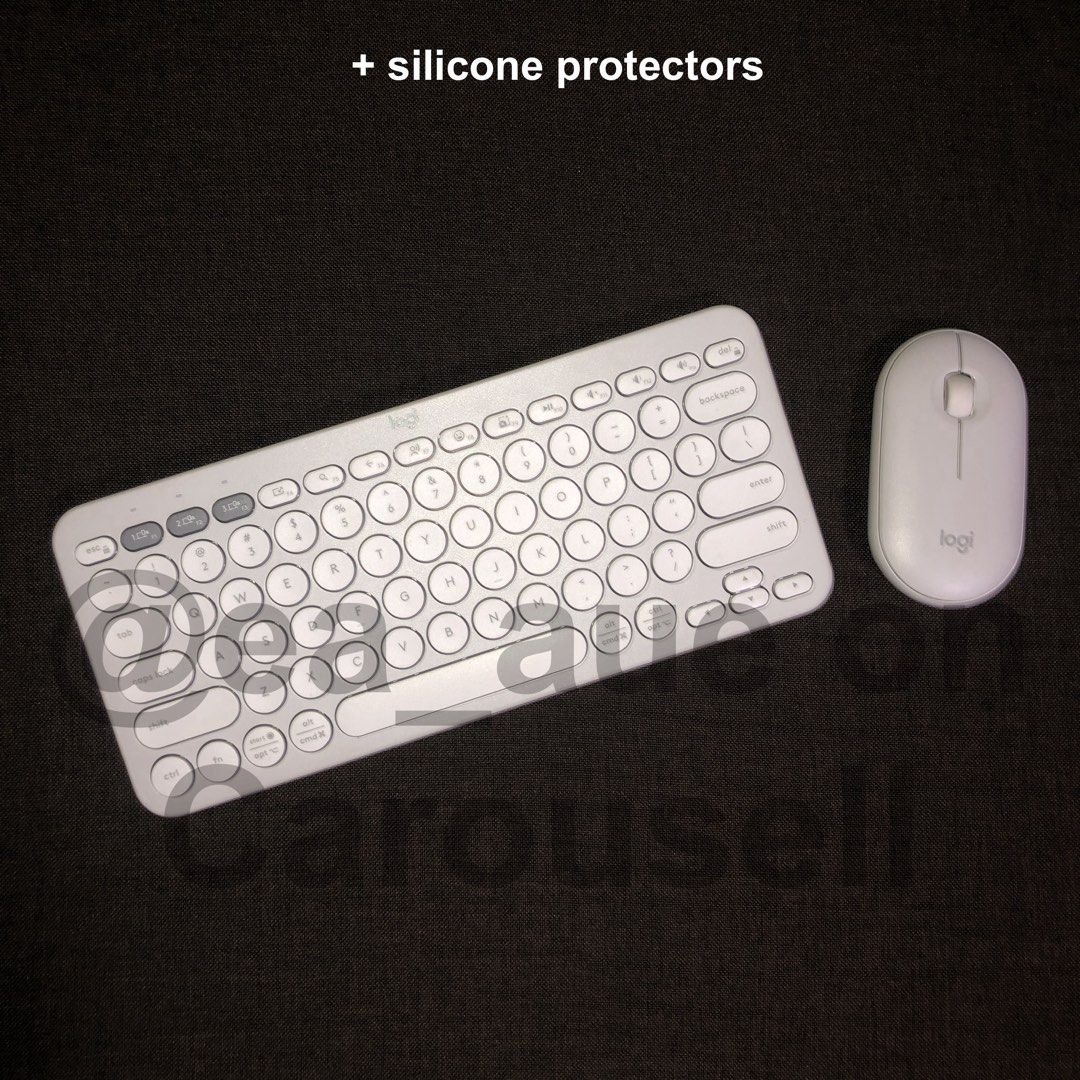 PRELOVED Logitech Pebble 2 Slim Multi-Device Bluetooth Wireless Keyboard and Mouse Combo (Tonal White) (Category: Computer Keyboard) located in Bacoor. Submitted by ea_aue (Listing ID 1464877699, Image 1). Description: • used for just ~6 months (board exam review season) • bought for ₱2,285 on Sh0p3e last Dec 2024 • RFS: not using them anymore • MOP: GCash ⌨️ PRELOVED KEYBOARD ONLY: ₱1,200 🖱️ PRELOVED MOUSE ONLY: ₱900 Feel free to message for me