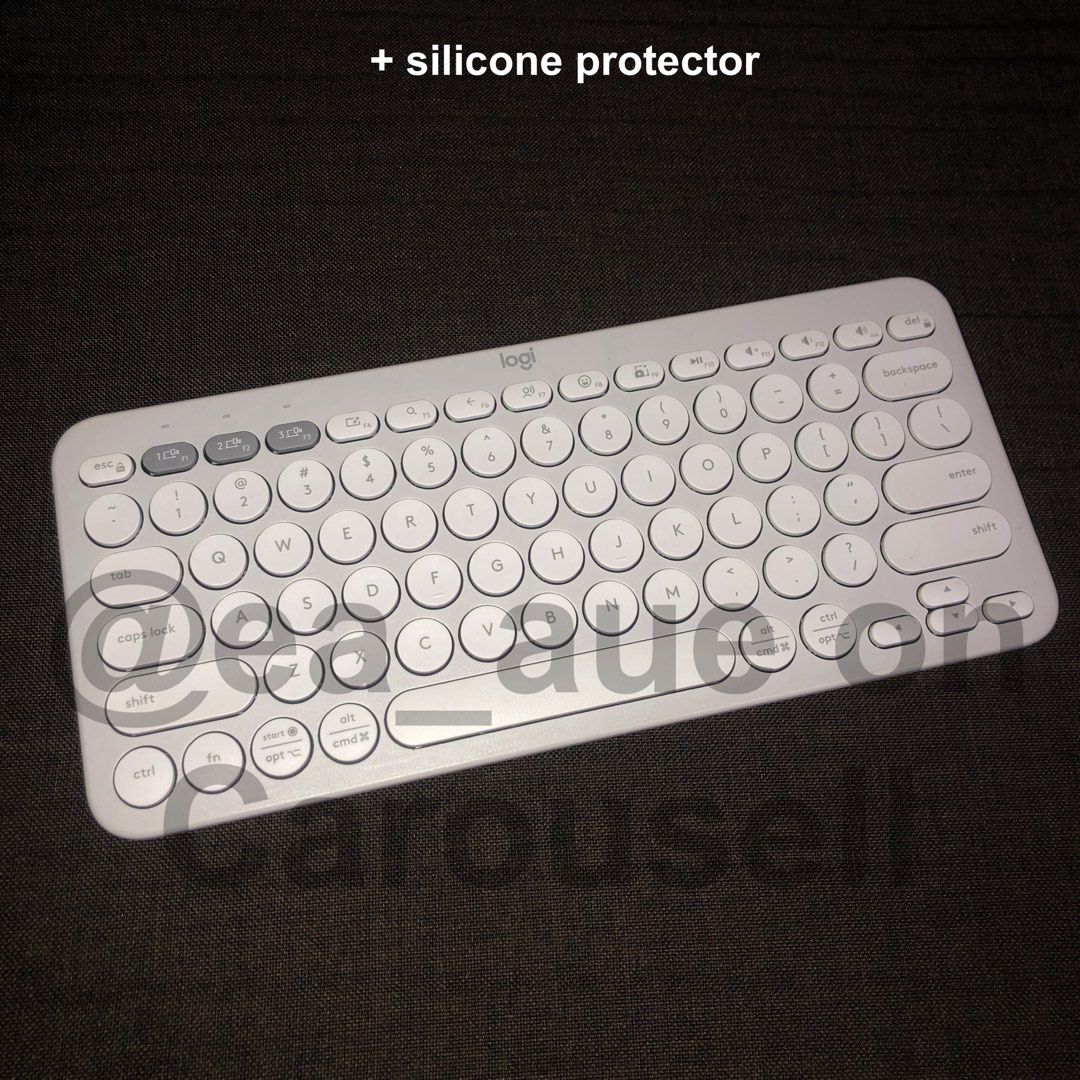 PRELOVED Logitech Pebble 2 Slim Multi-Device Bluetooth Wireless Keyboard (Tonal White) (Category: Computer Keyboard) located in Bacoor. Submitted by ea_aue (Listing ID 1464880384, Image 1). Description: • used for just ~6 months (board exam review season) • bought for ₱2,285 (keyboard and mouse combo) on Sh0p3e last Dec 2024 • RFS: not using it anymore • MOP: GCash ⌨️ + 🖱️ PRELOVED KEYBOARD AND MOUSE COMBO: ₱1,700 🖱️ PRELOVED MOUSE ONLY: ₱900 F