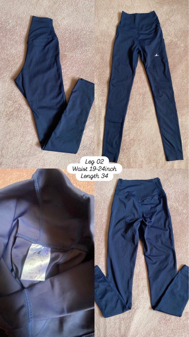 Preloved well loved branded leggings (Category: Activewear) located in Cebu City. Submitted by _gail24n (Listing ID 1464771582, Image 2). Description: PRELOVED LEGGINGS 📍 workout,hiking,GYM OUTFIT✨ Ready to level up your workout outfits without breaking the bank? 🏋️‍♀️🧘‍♀️ High-quality, premium collection. ✨ ✨ AVAILABLE BRANDS ✨ Andar Slazenger XEXYMIX Athlete Meditation Vina & Co. Details are posted on each photo. 📍Location: phase 2b villa l
