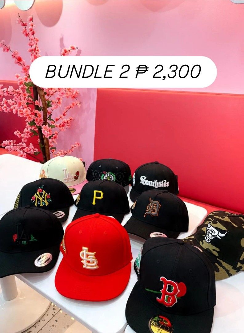Premium Caps Set - Bundle 2 (10 Pcs) (Category: Caps & Hats) located in Quezon City. Submitted by cubao.brim (Listing ID 1464876810, Image 1). Description: ‎💰 PRICE: ₱2,300 (10 pcs) ‎ ‎✔️ Fresh designs & side patches ‎✔️ Personal collection o pambenta ‎📍 Quezon City ‎📦 Shipping / COD / Meetup ‎ ‎📩 PM to order / mine!.