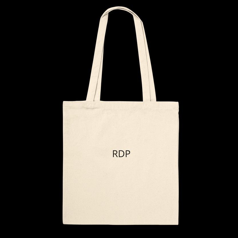 Premium Tote Bag Natural — RDP Design (Category: Tote Bags) located in Manila. Submitted by reynoldpalis25 (Listing ID 1464960598, Image 1). Description: Premium Tote Bag Natural — RDP Design ₱1,700 · Available 100% natural cotton tote bag. Reinforced stitching on handles, 10 litre capacity, eco-friendly and durable. Made on demand, no minimum order. Dropshipping — shipped directly from our trusted supplier. Payment first before shipping. Shippin
