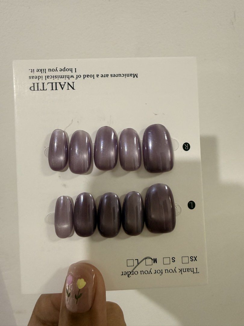 Press On Nails (Category: Hands & Nails) located in Iloilo. Submitted by lovedbysachi (Listing ID 1464822549, Image 3). Description: ✨ Brand New ✨ - Fingernails size: MEDIUM - Toenails size: SMALL - With free tool kit - Sealed, never used .