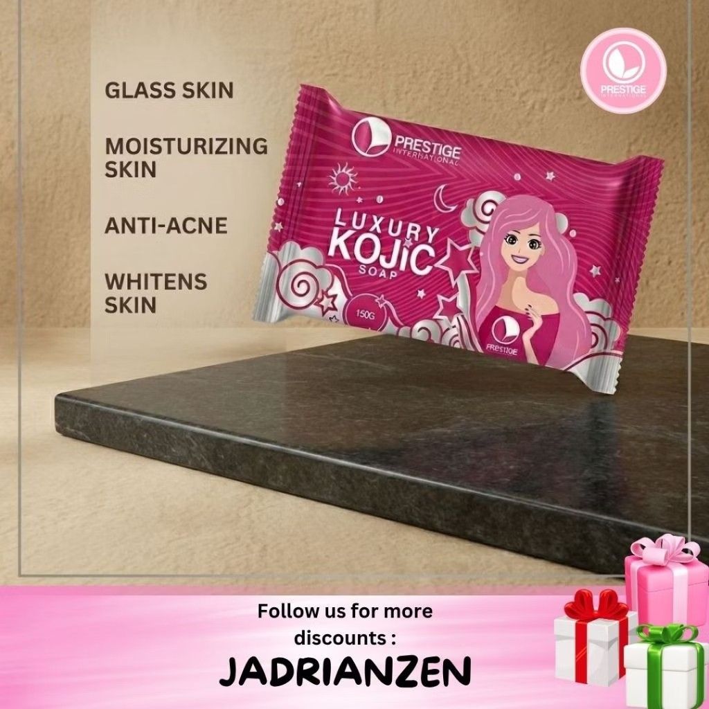 Prestige Rejuvenating Soap (Category: Face Care) located in Manila. Submitted by jadrianzen (Listing ID 1464893040, Image 3). Description: Experience the joy of perfectly clean & soft to smooth skin with Prestige Soap. Formulated with highly performing & effective whitening Kojic Acid for a lighter and radiantly glowing skin. Prestige Kojic Soap is professionally formulated to provide superior skin lightening and nourishment while rejuvenating th