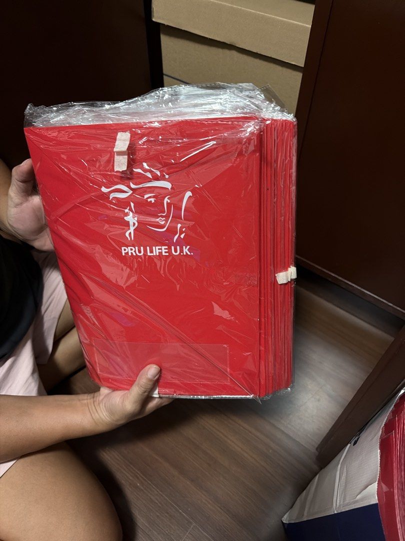 Pru Life UK Policy Clearbook (Category: Other Stationery & Craft) located in Manila. Submitted by itskimscloset (Listing ID 1464879299, Image 1). Description: Fs: Pru Life Uk Clearbooks for Policy Delivery Have 26 pcs on hand, bought in orange app for Php70 each, selling for Php50 each, at 1200 if bought all.