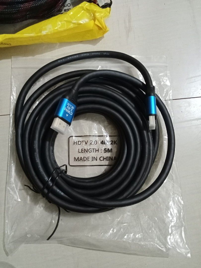 PS5,PS4,PS3 HDMI CABLE (Category: In-Game Products) located in Quezon City. Submitted by hajjasittienor (Listing ID 1464861473, Image 2). Description: BRAND NEW PS5,PS4,PS3, HDMI CABLE 1.5 METER,200 5.5 METER.400 ...WEDE PICK UP ...PWEDE GCASH AVIDA TOWER NEW MANILA COL BONNY SERRANO AVENUE QC.