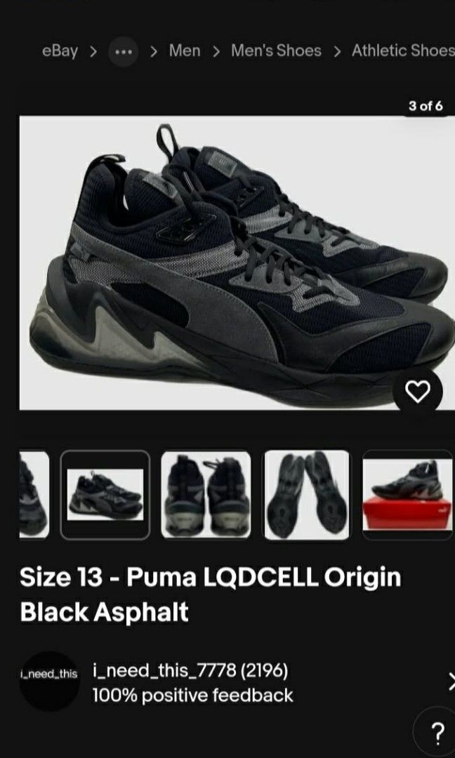 PUMA LQDCELL ORIGIN SIZE11 (Category: Activewear) located in Manila. Submitted by young.lopezr (Listing ID 1464944071, Image 1). Description: .