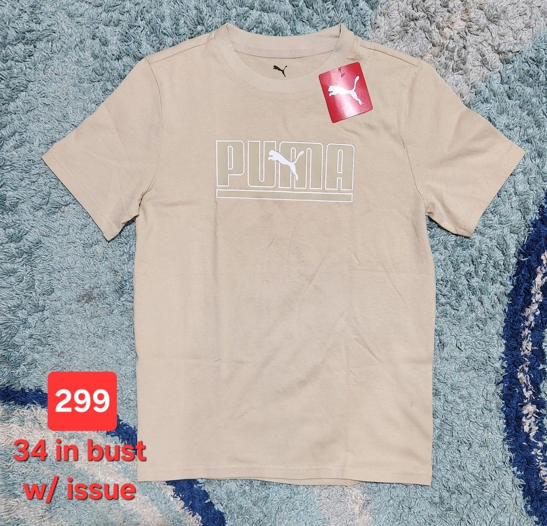 Puma Shirt for kids #2 (Category: Babies & Kids Fashion) located in Baliuag. Submitted by fastforest.d91f92 (Listing ID 1460042574, Image 1). Description: PUMA shirts for kids part 2 Original factory pullout kaya kapareho nya ang mga nasa mall 😉 Pwede sa teens and adult women basta kasya sa measurement ng bust size posted. Price is negotiable, pwedeng tumawad lalo na kung kukuha ng marami 😉❤️ Payment via gcash or bpi deposit, payment first befo