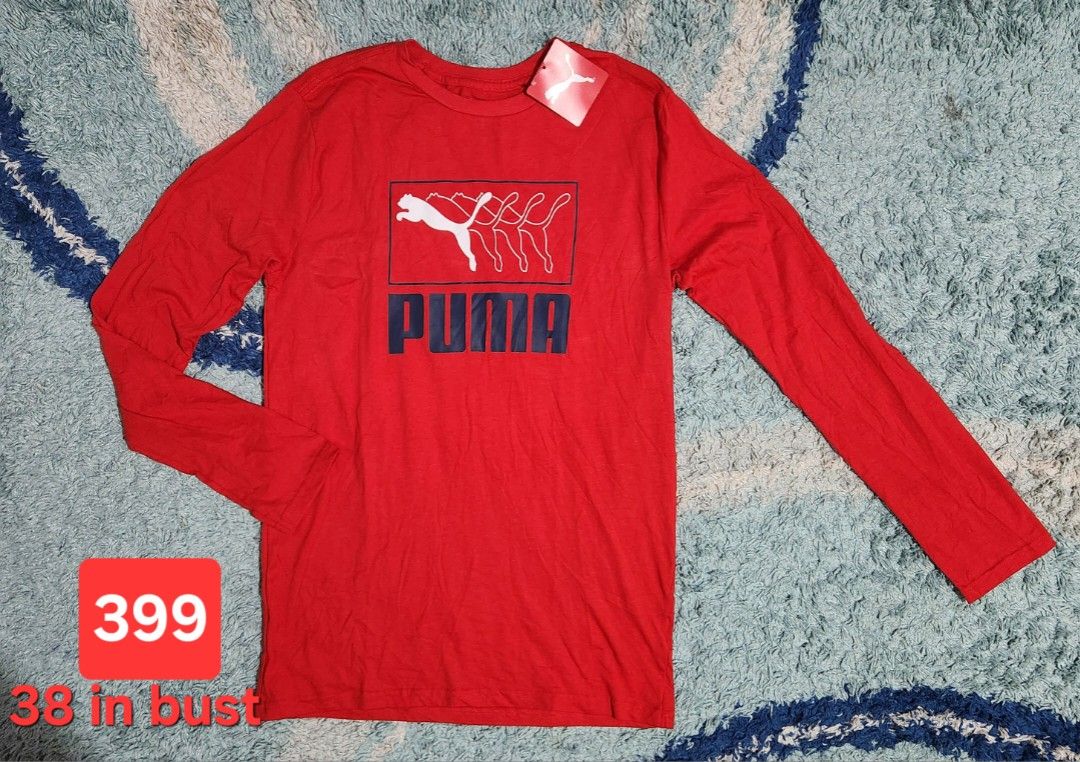 Puma T-shirt for teens #1 (Category: Activewear) located in Baliuag. Submitted by fastforest.d91f92 (Listing ID 1460426366, Image 3). Description: Original factory pullout kaya kapareho nya ang mga nasa mall 😉 Pwede din sa adult women or men basta kasya sa measurement ng bust size posted. Price is negotiable, pwedeng tumawad lalo na kung kukuha ng marami 😉❤️ Payment via gcash or bpi deposit, payment first before shipping Courier: J&T.