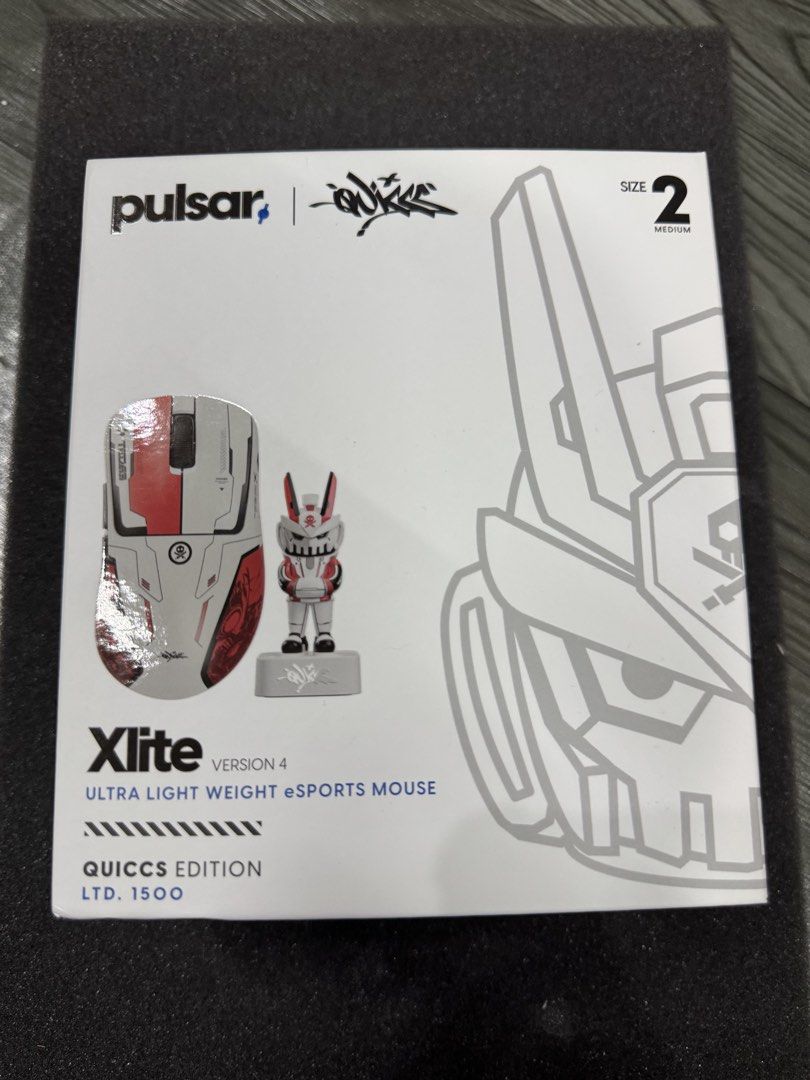 Quiccs Pulsar Gaming Gears (Category: Figurines & Statues) located in Paranaque City. Submitted by icko007 (Listing ID 1464932836, Image 1). Description: Quiccs Pulsar Gaming Gears Sealed ₱9.6k Location Paranaque Payment Gcash/Bpi Shipping Lalamove/Lbc (Lbc Via Sched) Buyers Risk / Fee ‼️Seller is not responsible for: lost, stolen, or damaged packages..