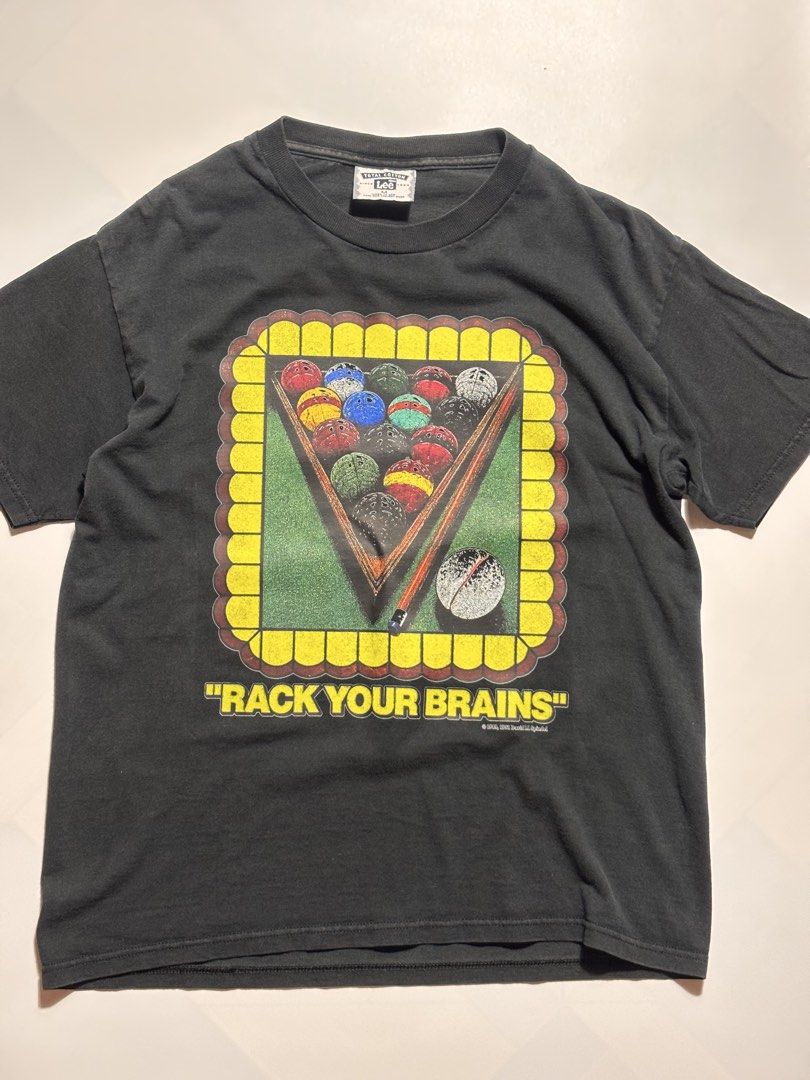 rack your brains custom (Category: Tshirts & Polo Shirts ) located in Calamba. Submitted by twstwrld (Listing ID 1464897610, Image 1). Description: 22x27 medium-large no issue.