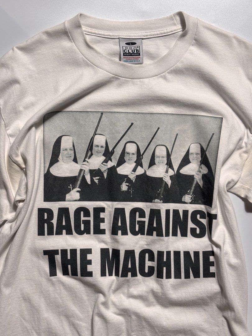 rage against machine custom (Category: Tshirts & Polo Shirts ) located in Calamba. Submitted by twstwrld (Listing ID 1464891710, Image 2). Description: this is custom 22x28 large proclub.