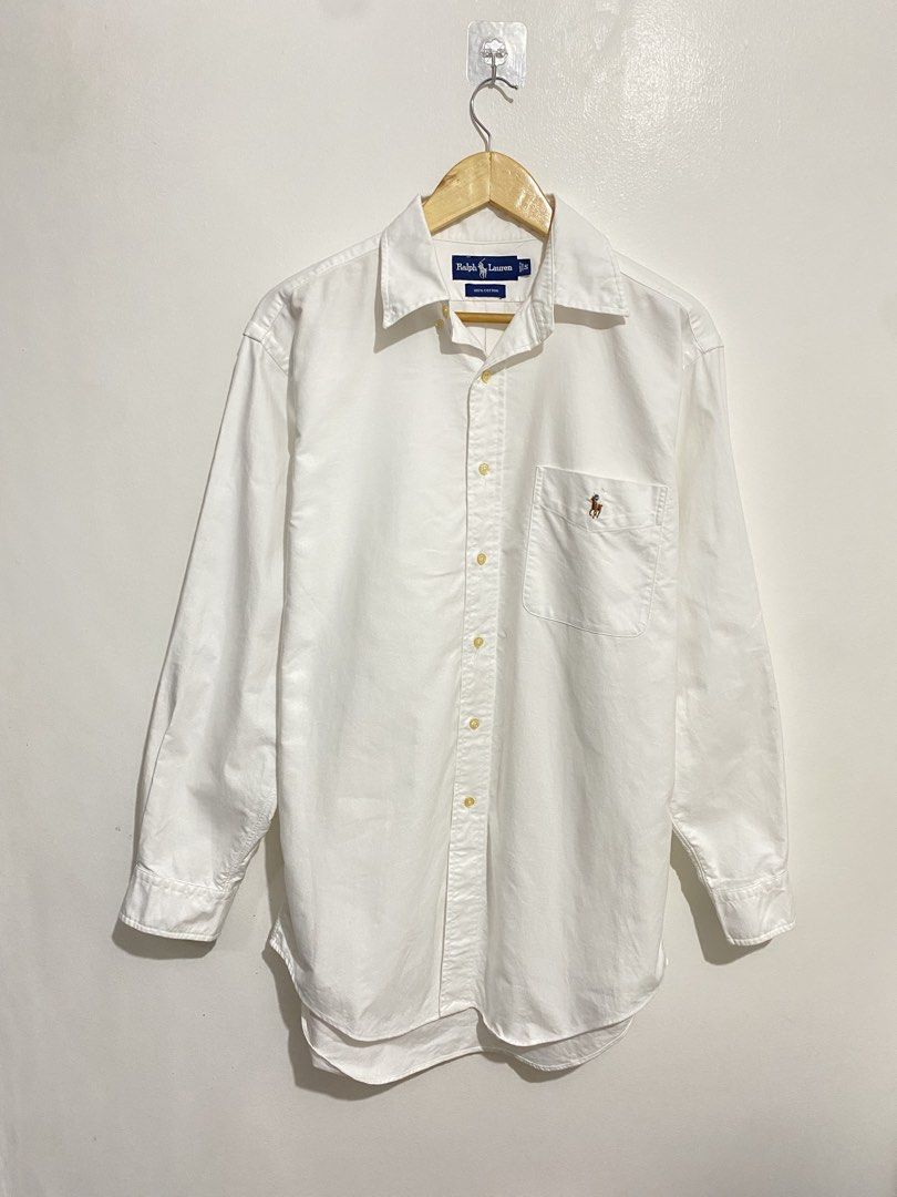Ralph Lauren Button Down w/ Pocket (Category: Formal Shirts) located in Batangas. Submitted by got.thrift (Listing ID 1464849409, Image 1). Description: W-25 L-30-31 Like New No Issue.