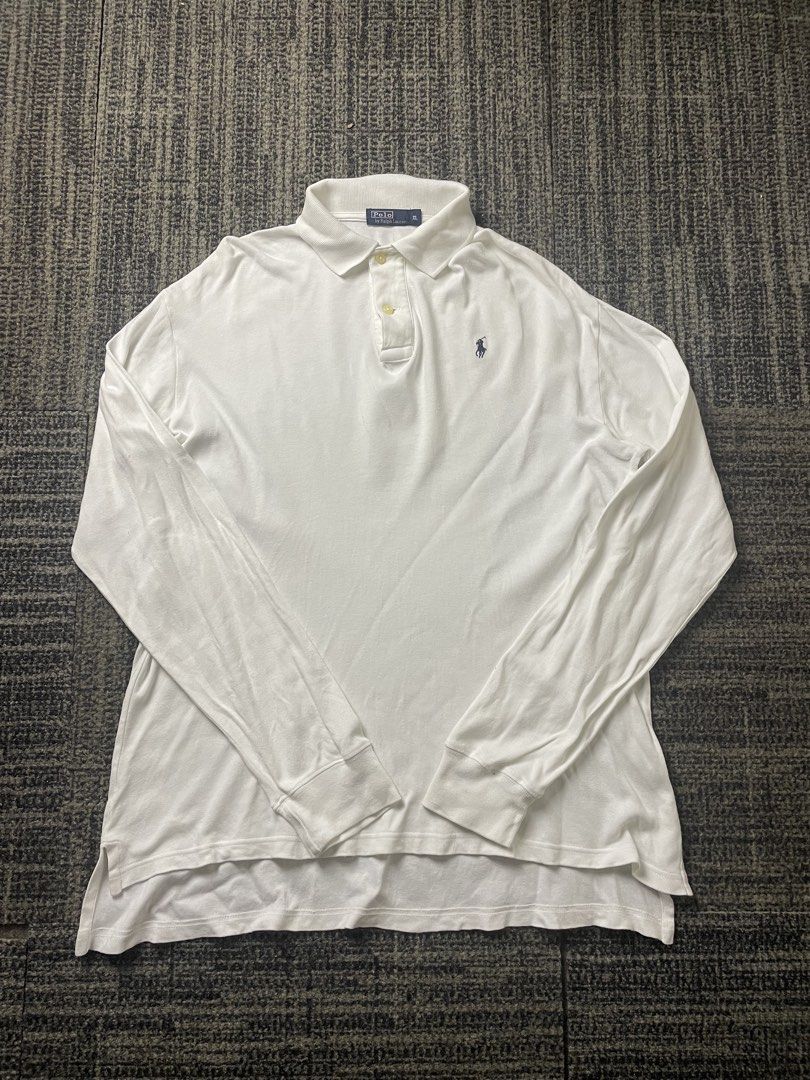 Ralph Lauren Longsleeve (Category: Formal Shirts) located in Manila. Submitted by rdtp2 (Listing ID 1464798285, Image 1). Description: size xl 23x26 b29 issue stain but all part is good condition 9/10.