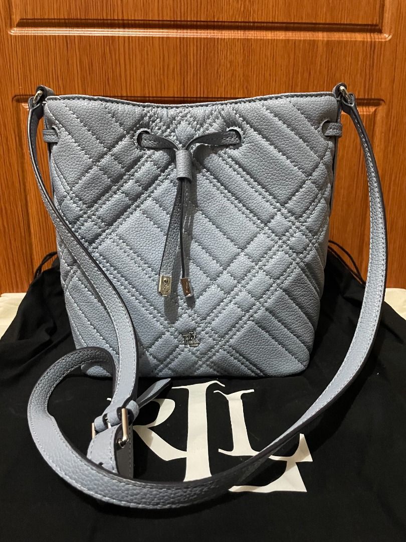 Ralph Lauren Quilted Bucket Bag (Category: Shoulder Bags) located in Quezon City. Submitted by beckyshop2024 (Listing ID 1464943846, Image 2). Description: - Used once - In mint condition - Original from US - Color: Spring Light Blue.