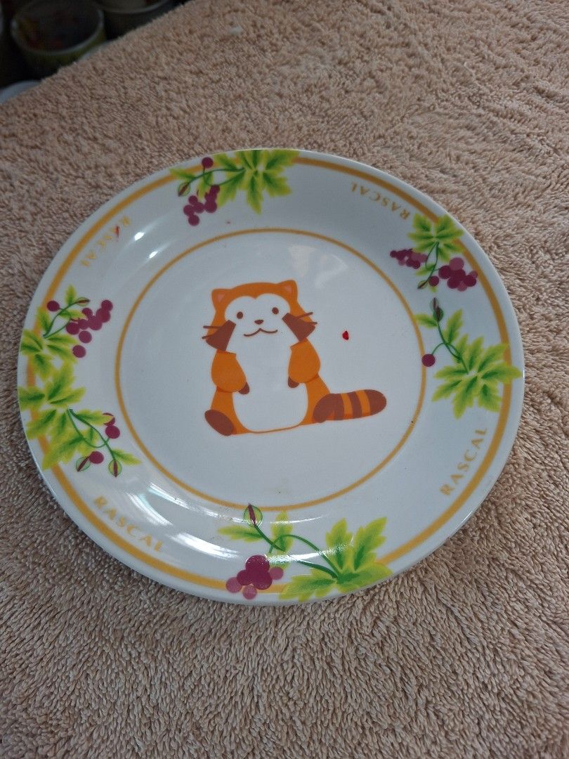 Rascal the Raccoon Ceramic Decorative Plates (Category: Other Home Decor) located in Consolacion. Submitted by luxekerei (Listing ID 1464807547, Image 2). Description: .
