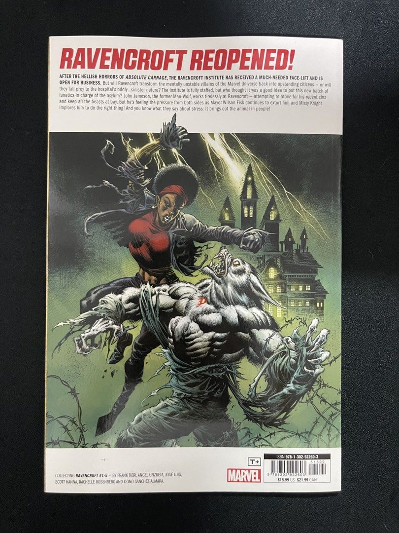 Ravencroft Marvel Comic (Category: Comics & Manga) located in Paranaque City. Submitted by _bellethings (Listing ID 1464895433, Image 2). Description: In good condition MOP: GCash, Maribank MOD: Lalamove, J&T Parañaque .