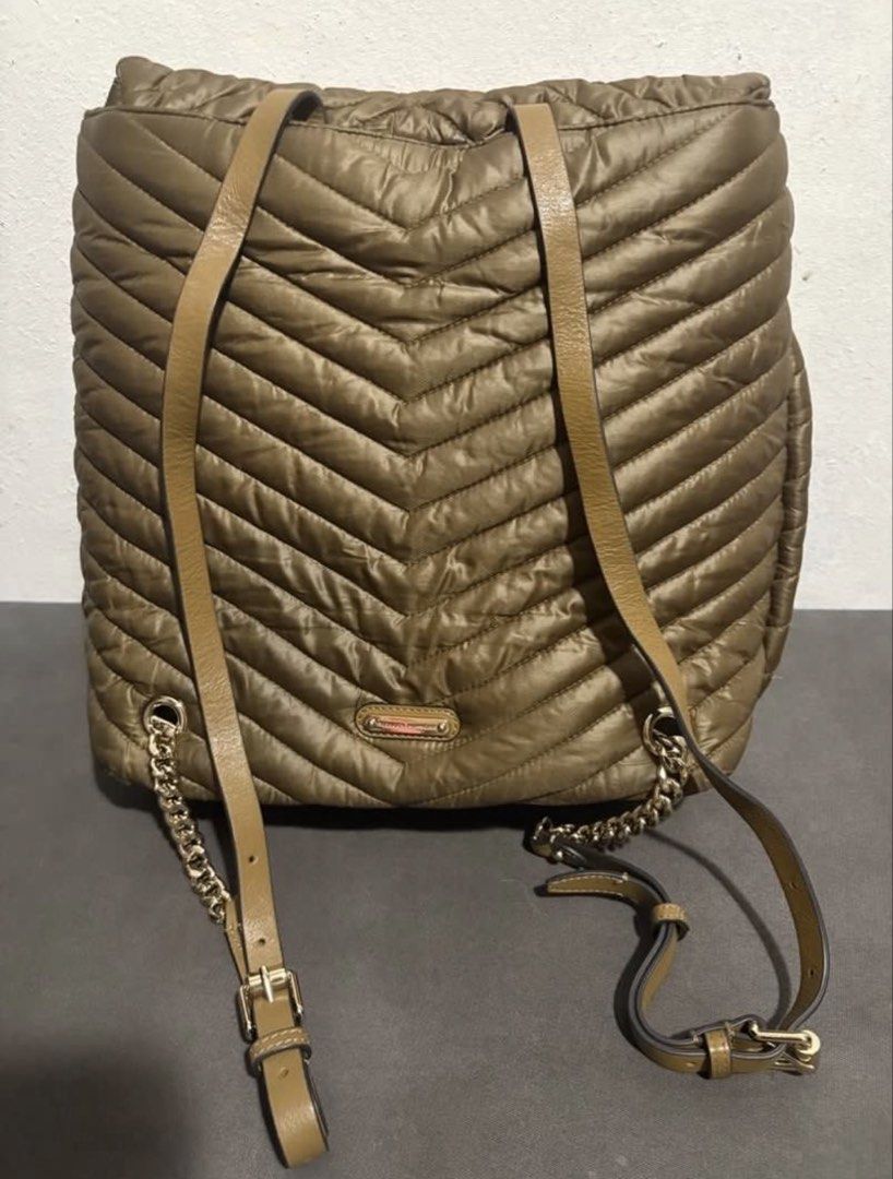 Rebecca Minkoff backpack/shoulder bag (Category: Backpacks) located in Manila. Submitted by bwshoppe (Listing ID 1464893405, Image 2). Description: Preloved Rebecca Minkoff, slighty used “A” mint condtion With inner zip pocket, outer side zip & snap lock pockets at the back Can be carried in 2 ways, shoulder bag/backpack Bought @ 14k+ overseas. .