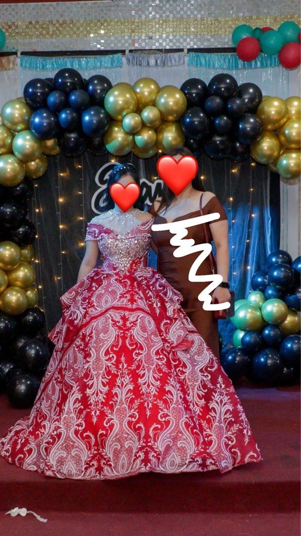 Red Ball Gown with Long Trail (Category: Evening dresses & gowns) located in Manila. Submitted by missjona (Listing ID 1464824539, Image 1). Description: .