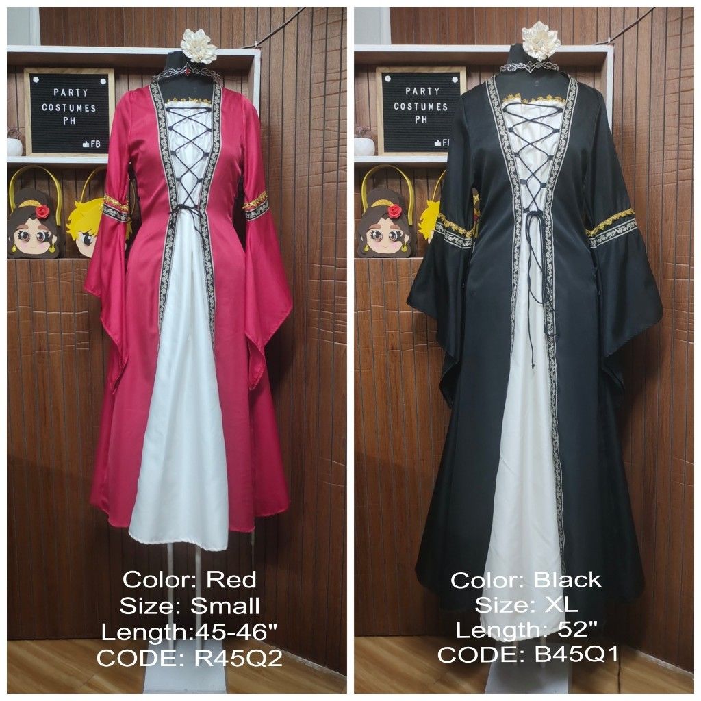 Renaissance, Medieval Cosplay Dress (Category: Traditional & Ethnic wear) located in Candelaria. Submitted by marga_42 (Listing ID 1380643567, Image 3). Description: ‼️FOR RENT ONLY‼️ Fits teen to adult depends on body frame ✅We accept early reservations ❗ Price range from 300-400 ✨✨✨✨✨✨✨✨✨ *Send us your Complete details for confirmation w/ valid ID ( Cover your I.D. no. for your protection) ✅RENTAL FEE plus SECURITY DEPOSIT of 400 (Refundable In
