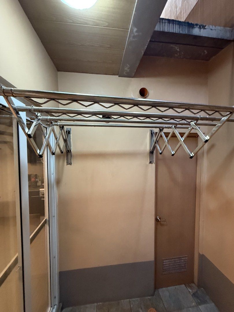 Retractable Stainless Steel Drying Rack (Category: Clothes Drying Rack) located in Marikina City. Submitted by cluttermatters (Listing ID 1464952079, Image 1). Description: .