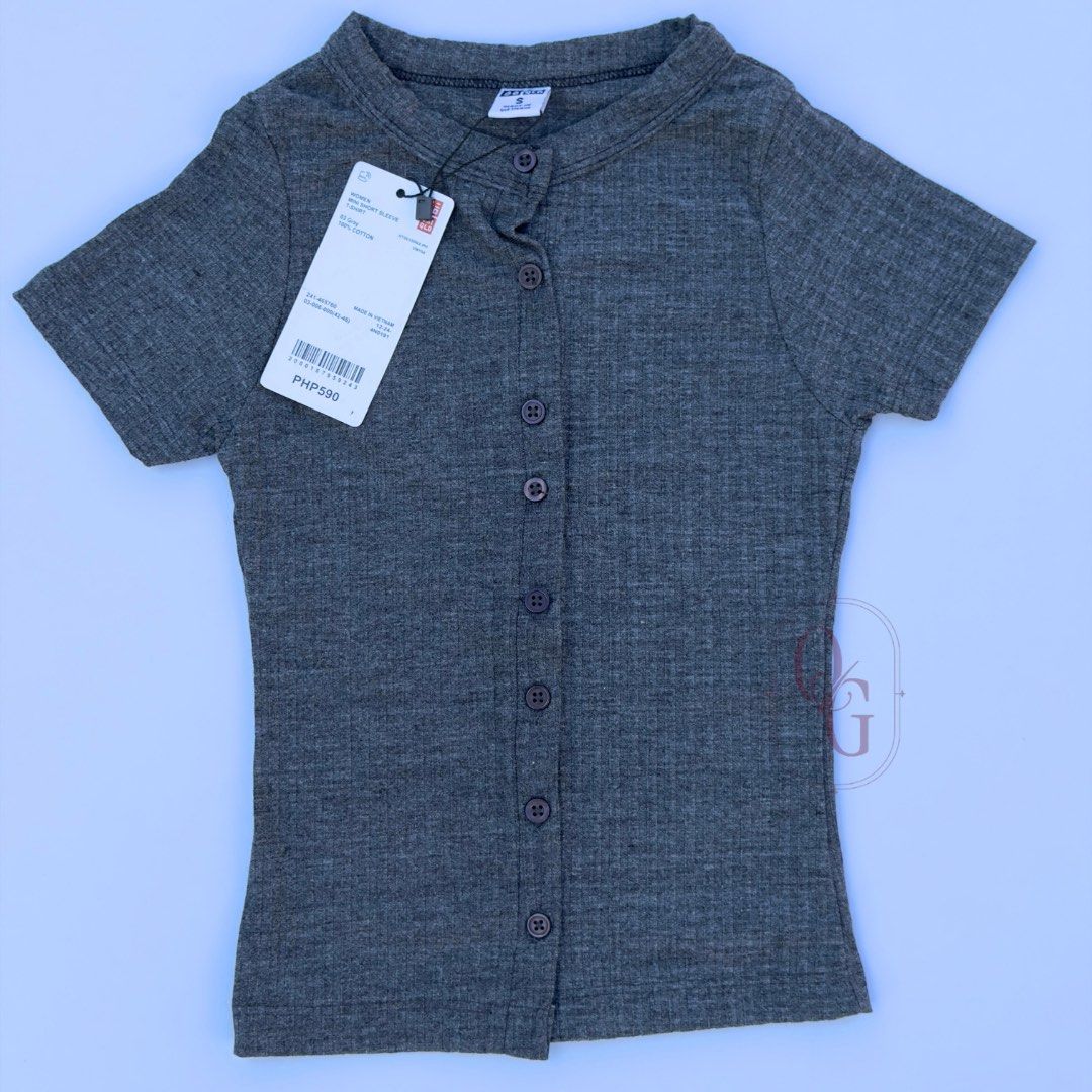 Ribbed Button Down Top (Category: Shirts) located in Santa Rosa. Submitted by cosmicls (Listing ID 1464915282, Image 1). Description: - this is a branded overrun item, please manage your expectations. - this is not officially in stock at the mall branches. .