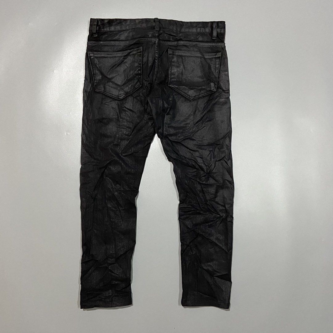Rick Owens DRKSHDW Wax Pant (Category: Jeans) located in Cebu City. Submitted by johngregmoldez03 (Listing ID 1464849148, Image 3). Description: Rick Owens DRKSHDW Wax Pant Size: 2 on tag Dimension: 33 Waist / 11 Thigh / 34 Length / 6 Leg Open Color Rate: 10/10 Excellent Condition - Need Wash Pm📩.