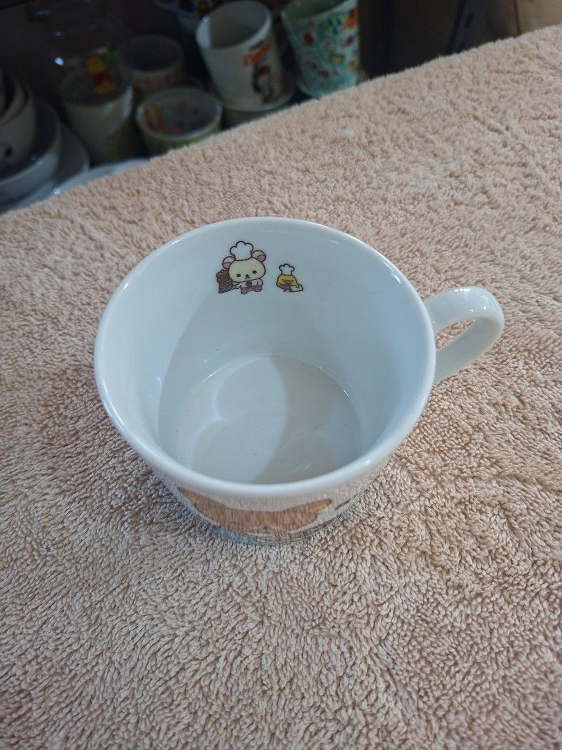 Rilakkuma Cafe Ceramic Mug (Category: Coffee & Tea Tableware) located in Consolacion. Submitted by luxekerei (Listing ID 1464806904, Image 3). Description: - a 2010 Rilakkuma Café ceramic mug from a limited Joshin collaboration with San-X..