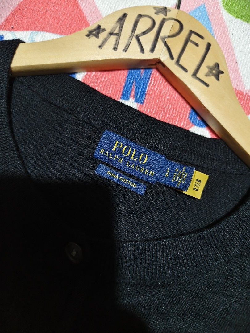 RL Cardigan (Category: Coats, Jackets and Outerwear) located in Wao. Submitted by arrelmugz (Listing ID 1464896040, Image 3). Description: AR-EL KNITTED CARDIGAN LARGE on TAG Good as new Condition AUTHENTIC 💯% Dimension W21 L24 PM📩📩📩.
