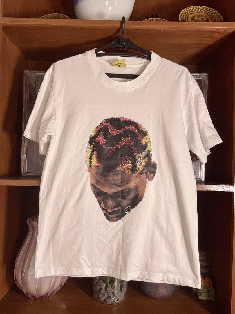RODMAN TEE (Category: Tshirts & Polo Shirts ) located in Davao. Submitted by the_rare_hustla (Listing ID 1464799177, Image 1). Description: RODMAN TEE Issue Washable Stain Need Wash Only Color rate 10/10 Width - 20 Length - 27 Size M on tag Fit to Med-Large Dm If Interested!.