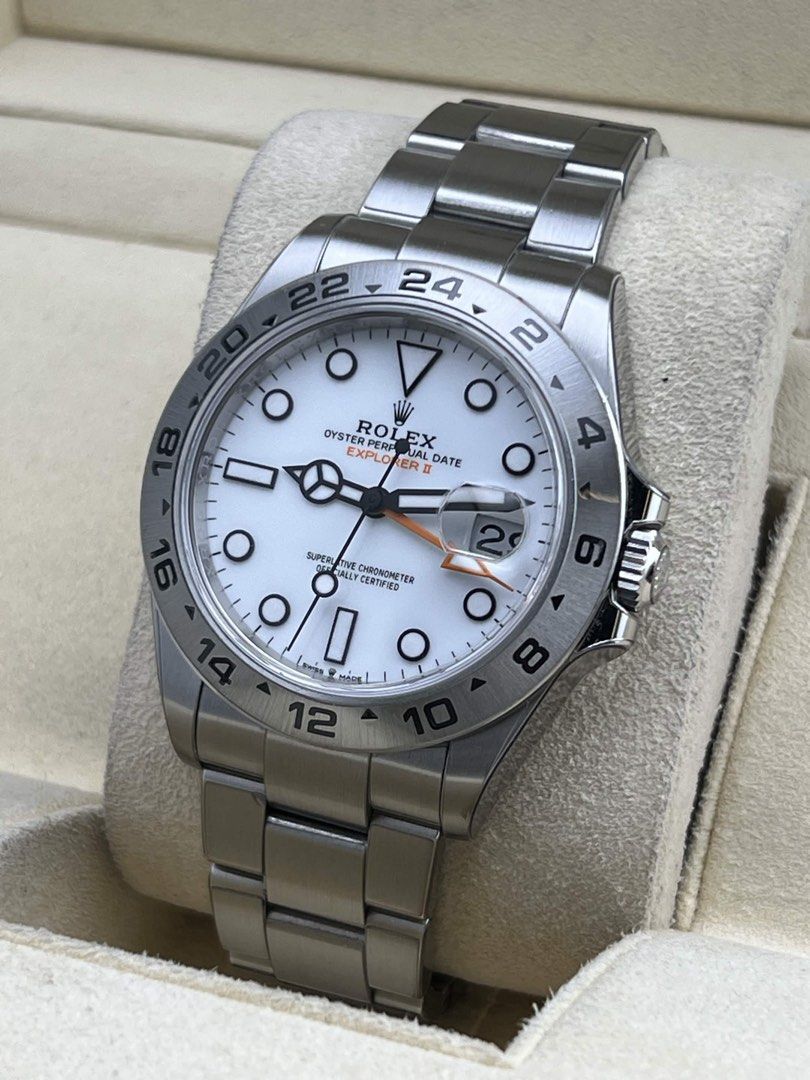 Rolex Explorer II ‘Polar’ 2025 (Category: Men's Watches) located in Makati City. Submitted by tpx.ph (Listing ID 1464880889, Image 1). Description: Rolex Explorer II ‘Polar’ 2025 700k Cash Price 226570 Good Condition Complete Set.