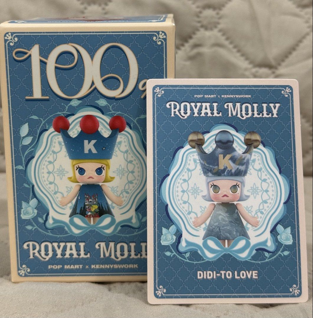 Royal Molly 100%- Didi to Love (Category: Designer & Blind Box Toys) located in Antipolo. Submitted by jennies_closet (Listing ID 1464873725, Image 1). Description: Want to Sell Only / Not for Trade: Royal Molly 100% Available: Didi to Love 750 pesos Condition: Authentic Popmart figure, Brand new, Sealed foil, open box below with card Location: Antipolo City Mode of Payment: GCASH or BPI Mode of Delivery: Lalamove/ J&T or meet up at SM Megamall o