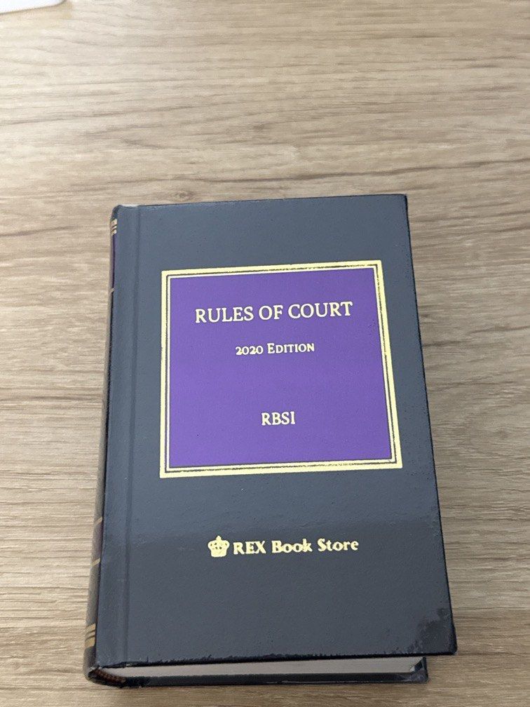 Rules of Court 2020 (Category: Textbooks) located in Manila. Submitted by meowaiteo (Listing ID 1464807771, Image 1). Description: .