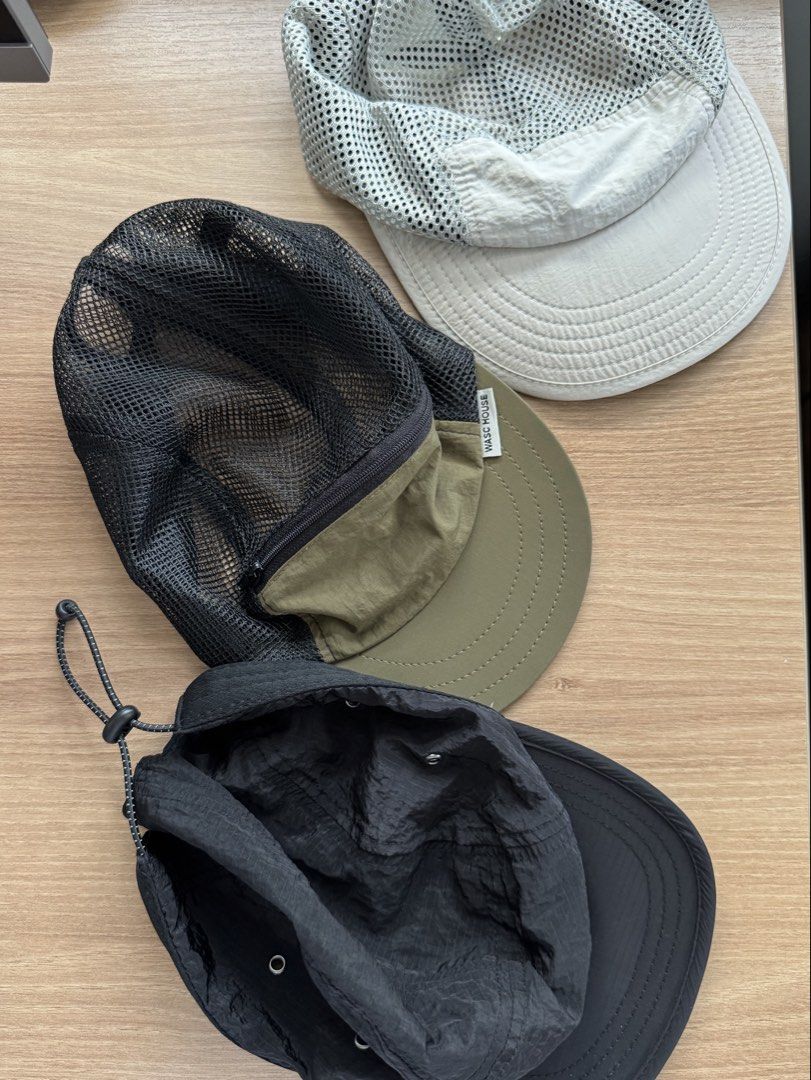 Running Cap (Set of 3) (Category: Caps & Hats) located in Rizal. Submitted by yowfaveariesdeclutter (Listing ID 1464780648, Image 1). Description: Running Caps from HatLass shop in orange app. Original Price range is 500-600 each. Selling set of 3 @ for 800 Selling cap 350 each RFS decluttering at mas lulong na sa tennis kesa running haha.