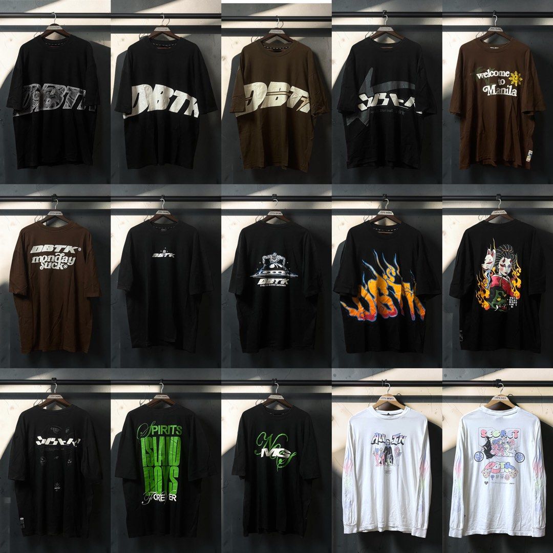 RUSH DBTK Shirts Original (Category: Tshirts & Polo Shirts ) located in Quezon City. Submitted by godspeed___ (Listing ID 1464842173, Image 1). Description: [RUSH/SALEEE] 🚨🚨 DM for detailed pics/video SURE takers only 🙏 DISCOUNTED/NEGO as pack. 👀 ALL 100% LEGIT/ORIGINAL. No fakes. [M Reg] DBTK x Secret Fresh L/S Sweater White - 680 [M OS Updated Box Fit] DBTK Gem Logo Tee - 1,099 [XL OS Previous Size Chart] DBTK Slant Paisley - 790 DBTK Ciphe