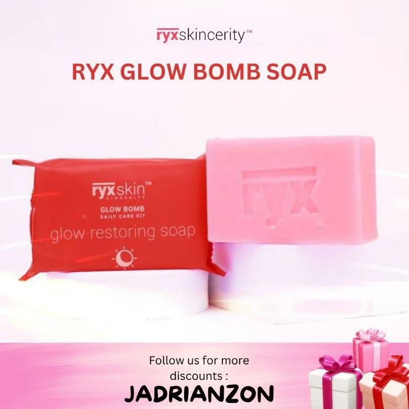 Ryx Skin Glow Restoring Soap (Category: Face Care) located in Manila. Submitted by jadrianzen (Listing ID 1464890591, Image 1). Description: How to Use? Make lather with your hands and water. Apply generously to the face and body. Rinse with water and pat dry. Gentle enough for daily use. Benefits: ✓Whitening ✓Glass Skin ✓Glowing Skin AUTHENTIC Ryx Skincerity GlowBOMB Advanced Exfoliating SOAP DIRECTIONS: Make lather with your hands and water. Ap