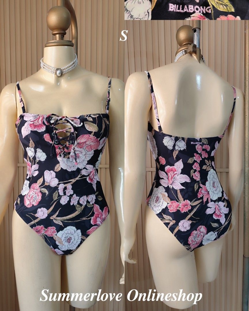 (S) Billabong One Piece Swimsuit (Category: Bikinis & Swimsuits) located in Paranaque City. Submitted by tanz2014 (Listing ID 1464771094, Image 2). Description: 🌻Good Used🌻 🌼Brand: BILLABONG ➡️No Pads ➡️tarnish see photo ➡️sign of usage 🌸Size: Small 💸Mine: P299 🔺All Items are PRELOVED in good condition. 🔺Please do manage your expectations. 🔺WASH before USE‼️ 🔺BUY at your own RISK‼️ ❌NO RETURN, NO EXCHANGE POLICY❌ 🚫BOGUS BUYER/JOY RESERV