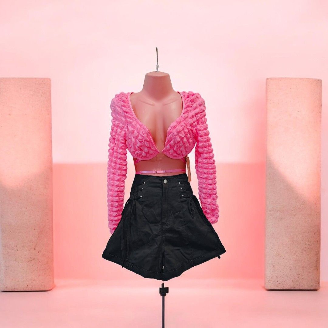 SALE💕PINK TOP SHEIN (Category: Longsleeves) located in Manila. Submitted by barbieshoppe07 (Listing ID 1464846211, Image 2). Description: SHEIN XS on Tag 🔥sale price na po, wala na po sa original price. kaya sulitin nyo na po pagbili para isahang shipping nlang po. pls check my other item posted. marami po magaganda at Mura! 😍 ☑️ACTUAL ITEM POSTED ☑️What you see is what you get ☑️sure buyer only. ☑️payment first in all items ☑️shipping only. p