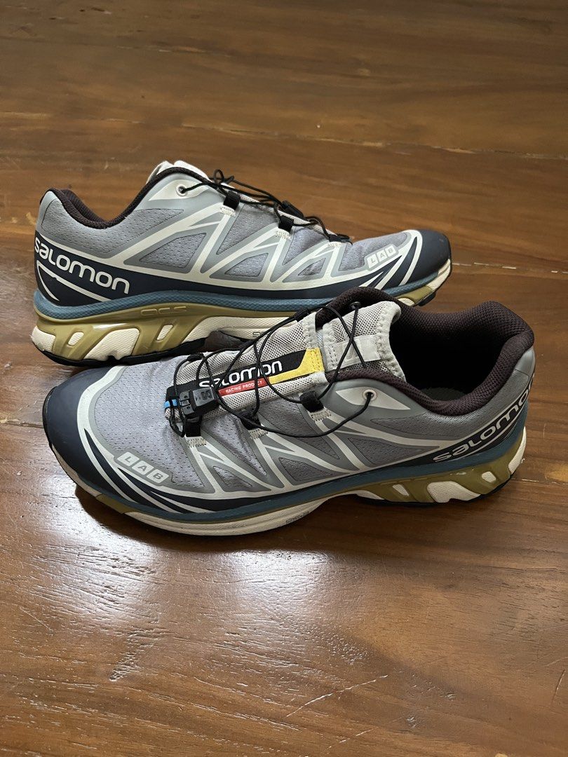 Salomon xt6 quarry bleached (Category: Sneakers) located in Bacolod City. Submitted by undergroundloots (Listing ID 1464860951, Image 1). Description: Size 9 US can fit 9.5 Excellent condition Issue minor scratch see details .