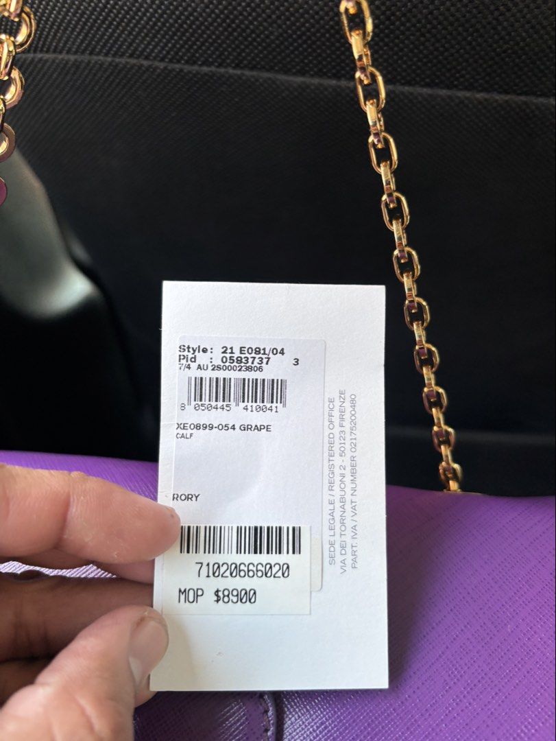 Salvatorre Ferragamo (Category: Luxury Bags & Wallets) located in Legazpi City. Submitted by thesource052 (Listing ID 1464906865, Image 2). Description: Salvatorre Ferragamo Shoulder Bag / Kili bag Almost new With authenticity card Grape Srp before : 8900 HKD. .